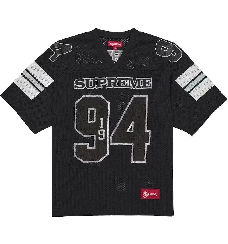 Supreme Supreme Floral Soccer Jersey Black Size M | Grailed