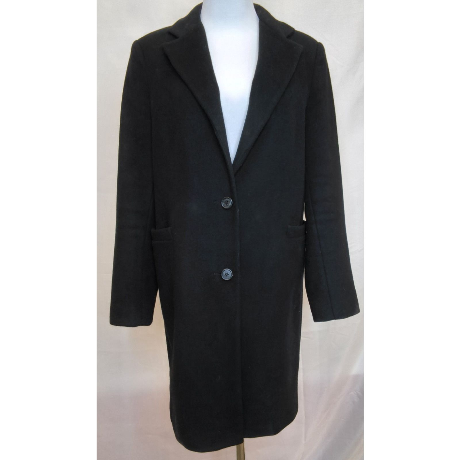 Lauren Ralph Lauren Lauren Ralph Lauren Wool Blend Pea Coat Women's 10 Black Size L / US 10 / IT 46 - 2 Thumbnail