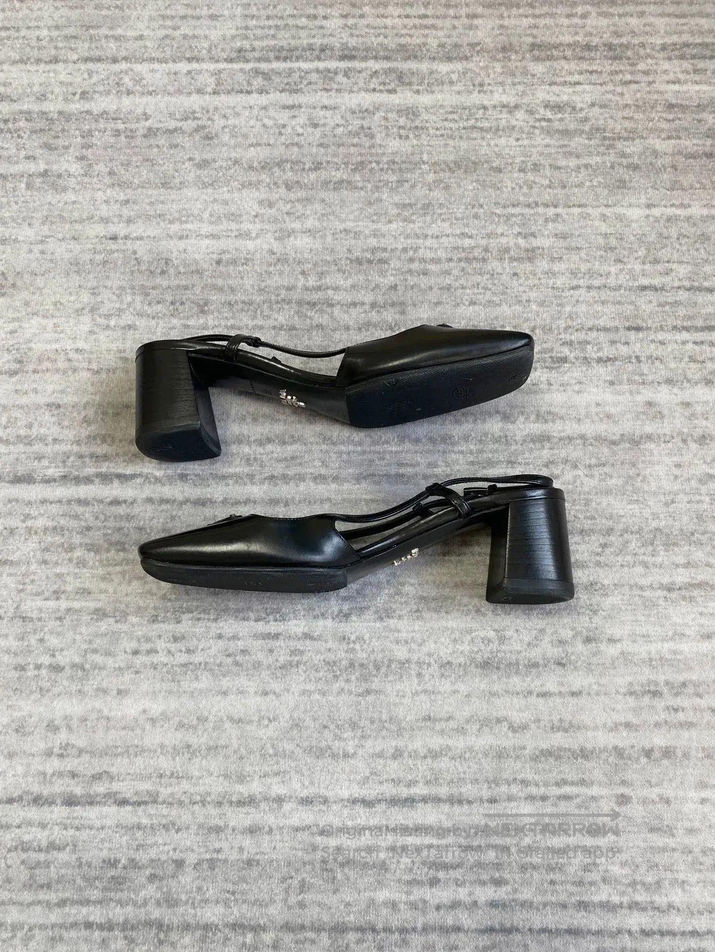 Prada prada black square toe kitten heels. Size US 6 / IT 36 - 4 Thumbnail