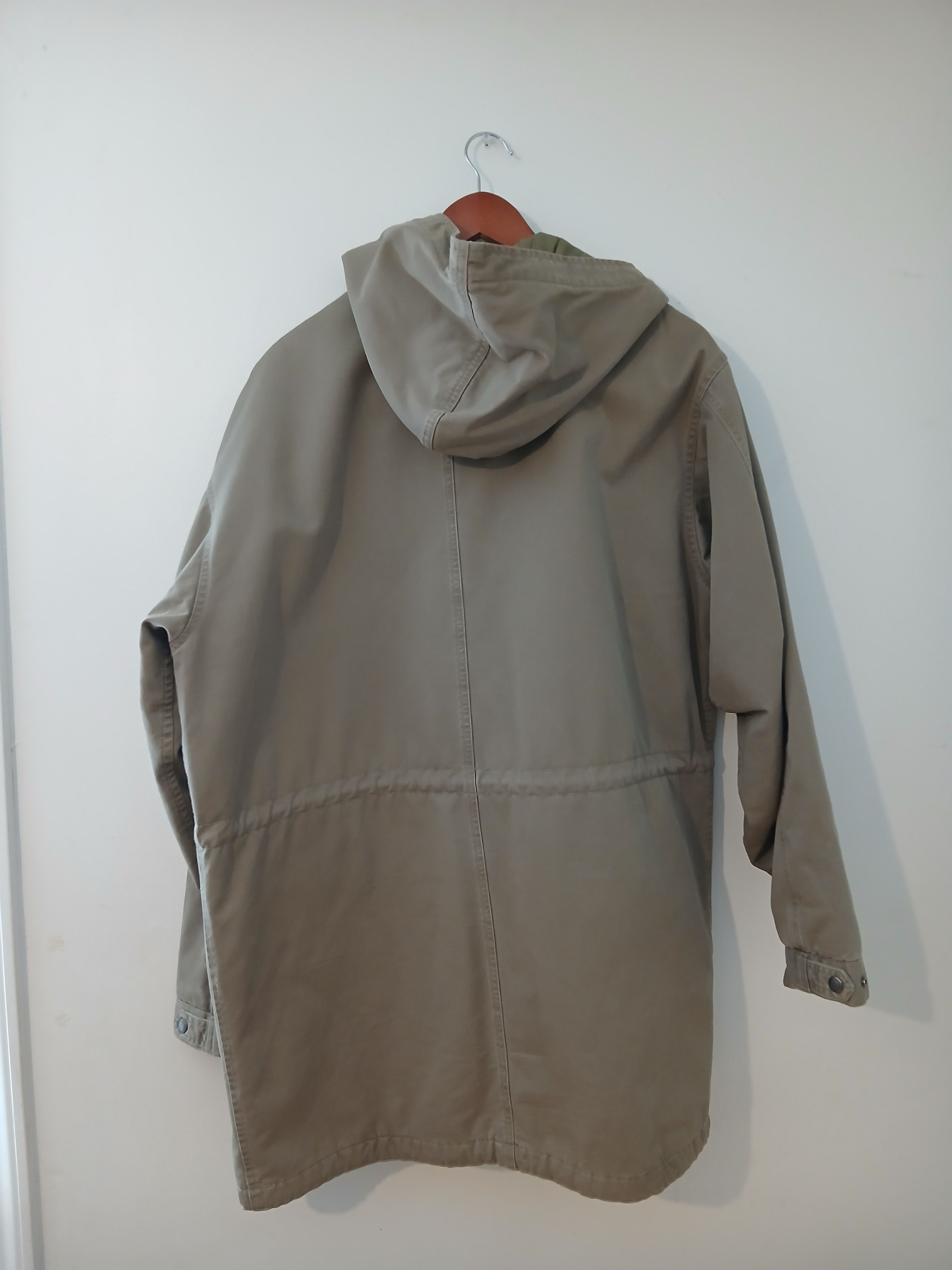 Old Navy Vintage Old Navy Hooded Quilted Lined Parka Military Jacket Size US S / EU 44-46 / 1 - 8 Thumbnail