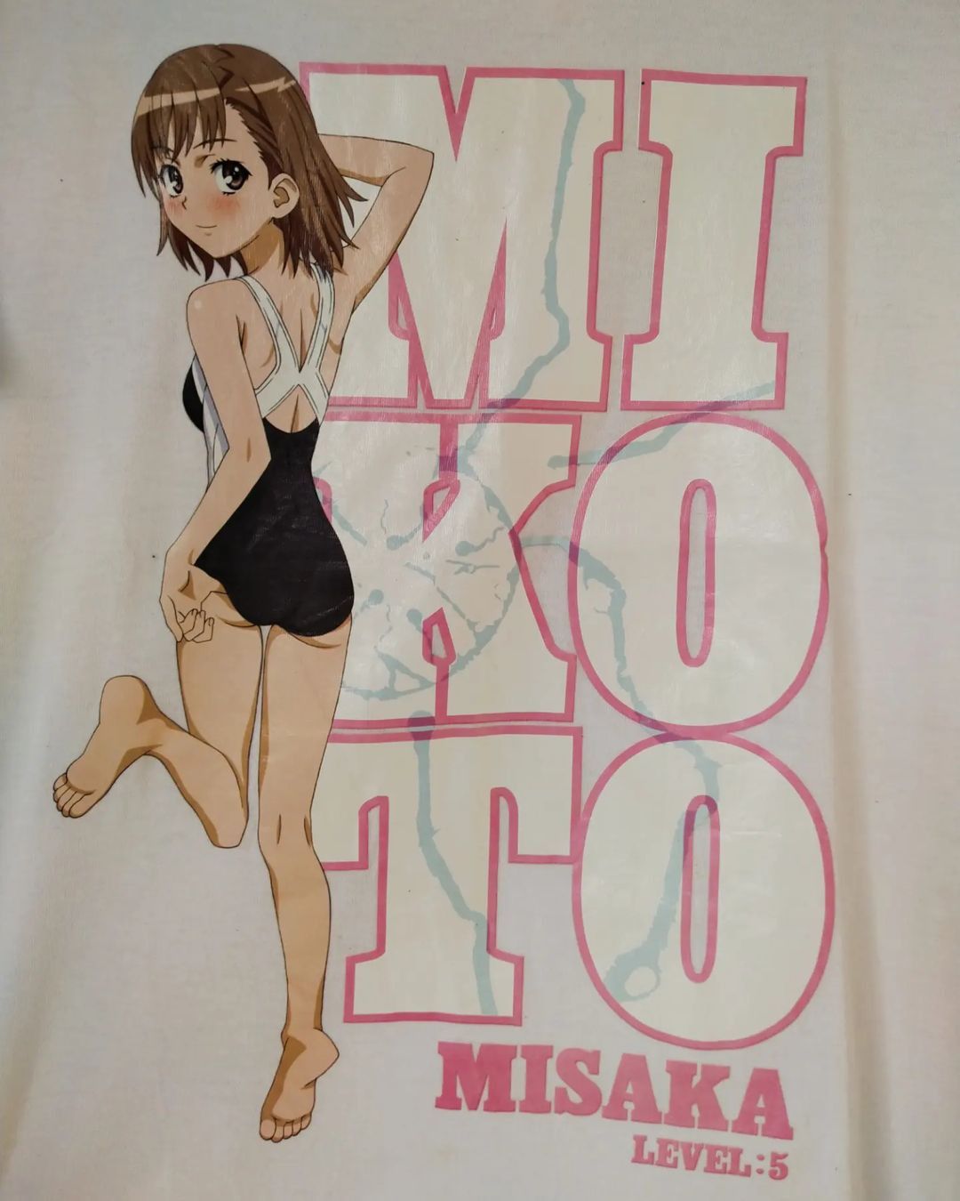 Anime × Japanese Brand Toaru Kagaku no Rerugan Mikoto Beach Art Anime Tees Size US L / EU 52-54 / 3 - 2 Thumbnail