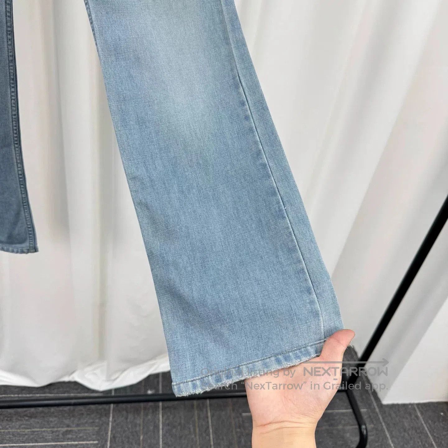 Gucci gucci embroidered denim flared pants size 40. Size US 40 / EU 56 - 4 Thumbnail