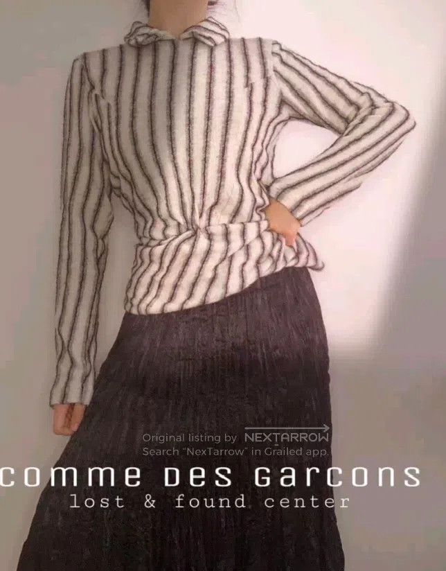 Comme des Garcons Comme des Garcons one-size-fits-all Striped Woolen Sweater Size XS / US 0-2 / IT 36-38 - 1 Thumbnail