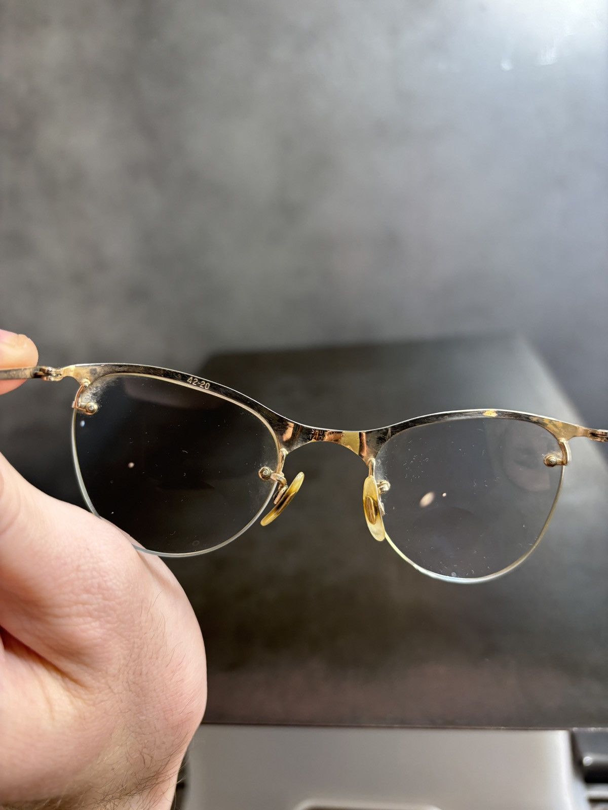 Shuron 1930s Eyeglasses True Vintage Shuron Gold Fill Spectacles Size ONE SIZE - 17 Thumbnail
