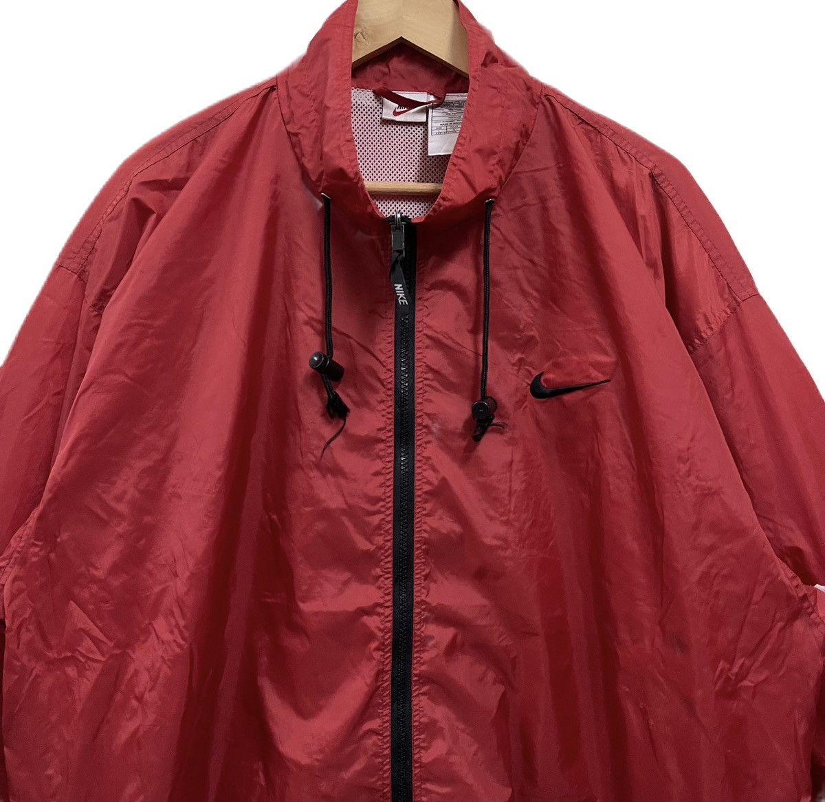 Nike Vintage Nike Swoosh Jacket Windbreaker Size US XL / EU 56 / 4 - 4 Thumbnail