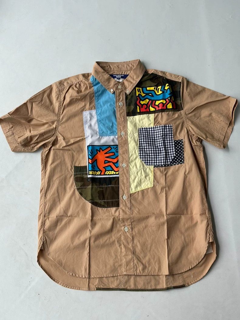 Junya Watanabe Junya Watanabe Man Patchwork Print Shirt Size M / US 6-8 / IT 42-44 - 1 Thumbnail