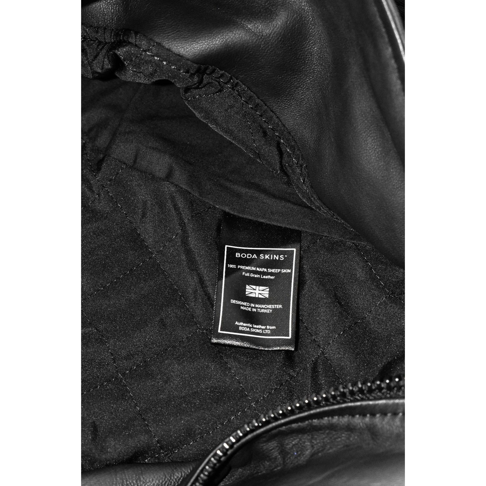 Boda Skins BODA SKINS Kay Michaels Sheep Leather Biker Jacket Size 2 Size XS / US 0-2 / IT 36-38 - 11 Thumbnail