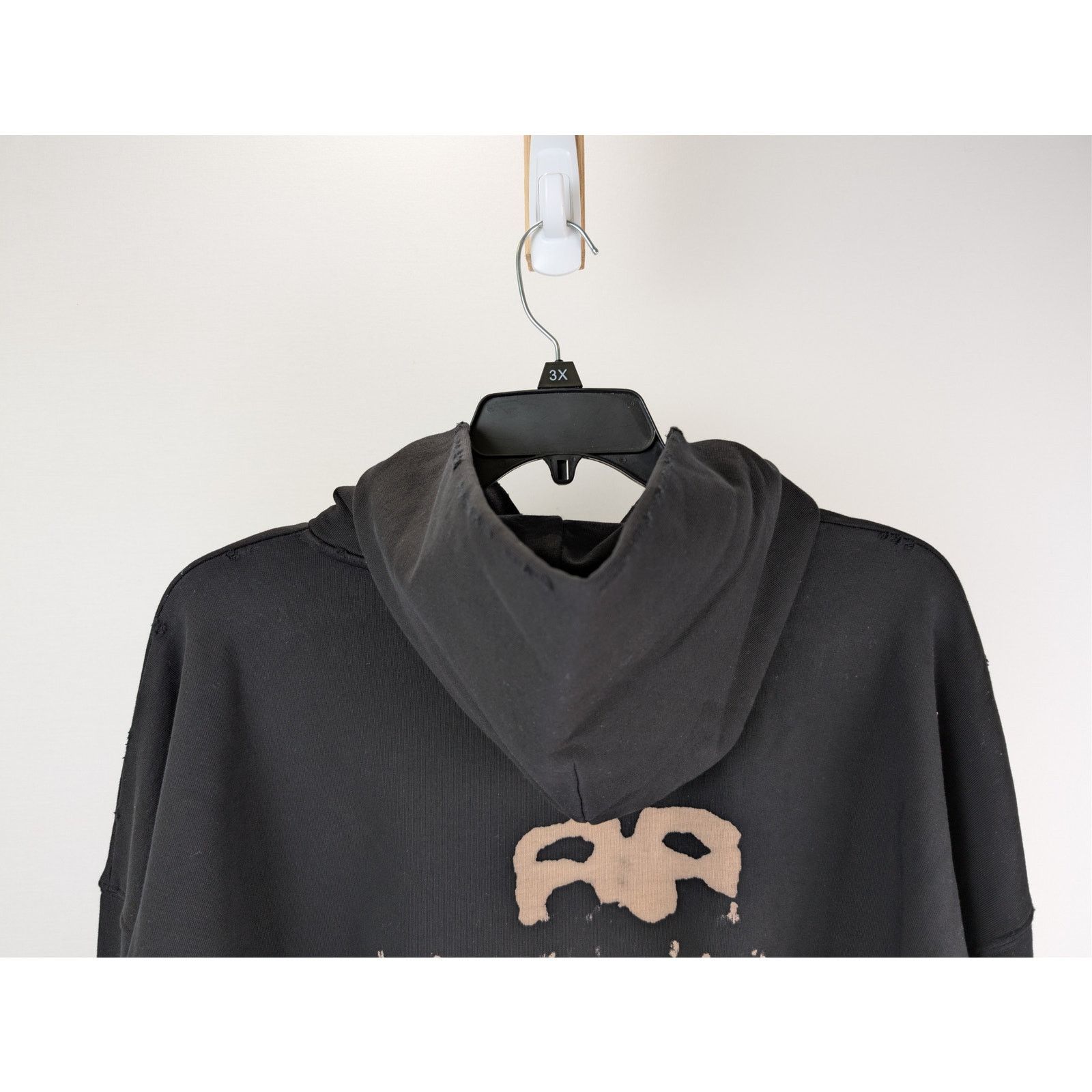 Balenciaga o1rshd1 Large Fit Hoodie in Black Size US M / EU 48-50 / 2 - 11 Thumbnail