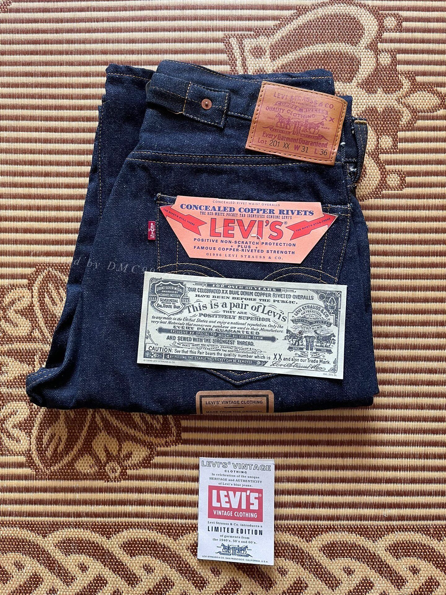 Levi's Vintage Clothing Levi's LVC 555 1937 Denim Jeans Size US 31 - 1 Thumbnail
