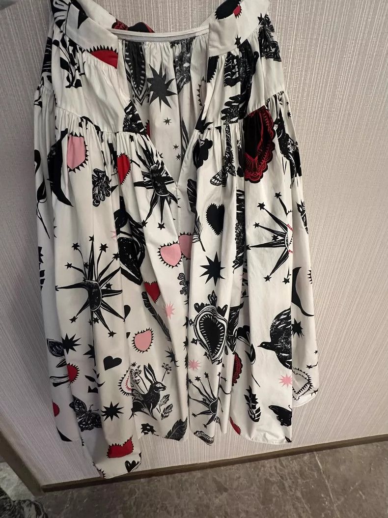 Alexander McQueen Alexander McQUEEN size 40 Black and white graffiti large f Size 30" / US 8 / IT 44 - 5 Thumbnail