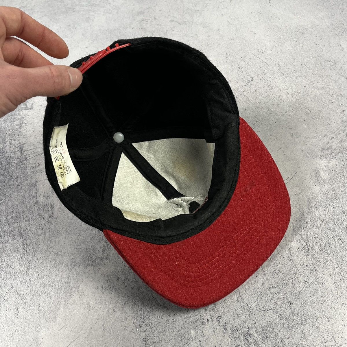 MLB Vintage Atlanta Braves wool rare MLB cap 90’s Size ONE SIZE - 6 Thumbnail