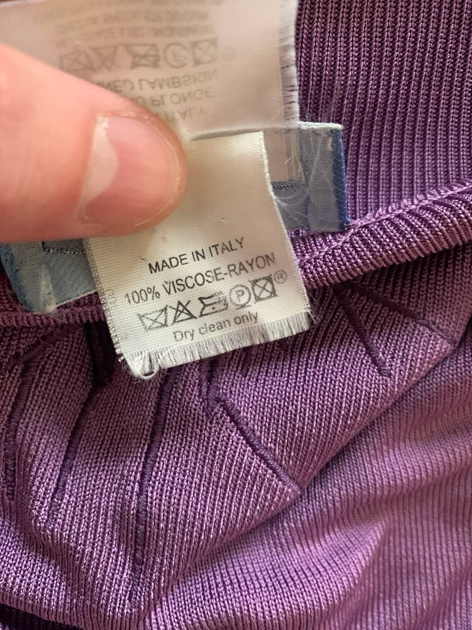 Thierry Mugler Thierry Mugler Purple Dress with Embroidery Size L / US 10 / IT 46 - 9 Thumbnail