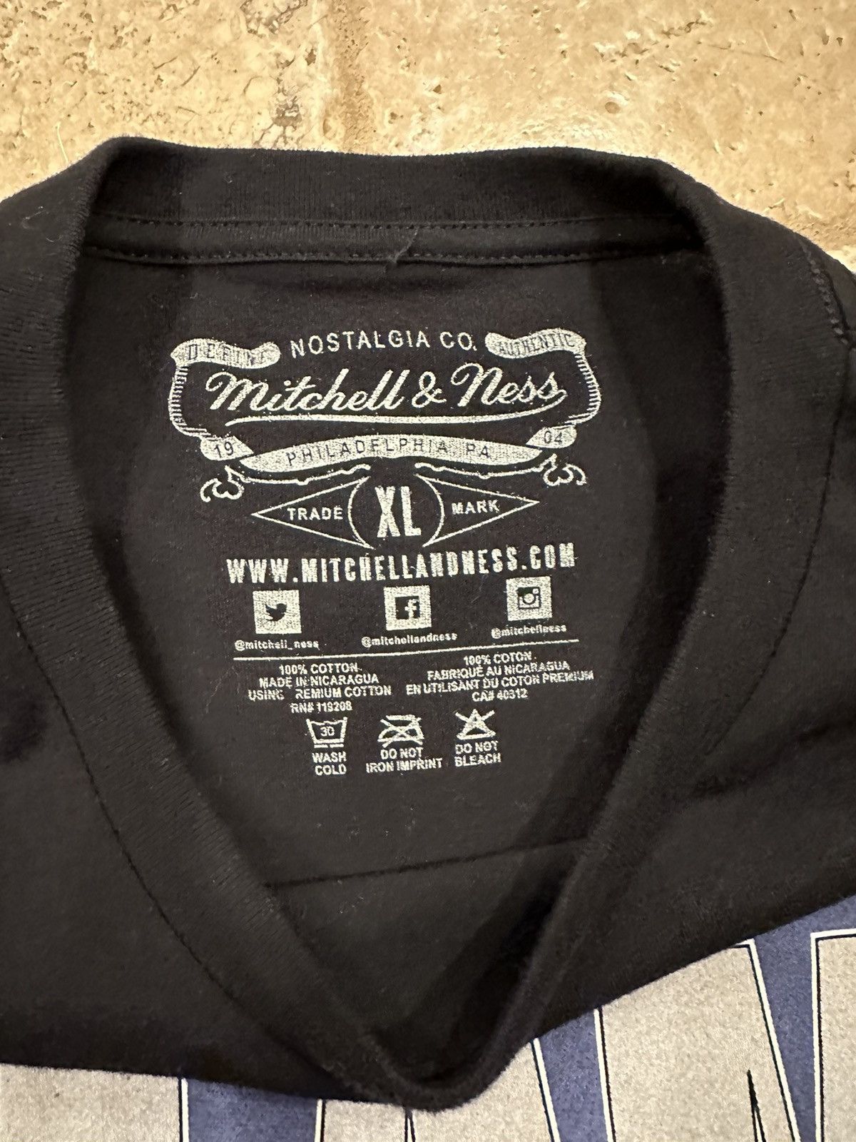 Mitchell & Ness Mitchell & Ness LA Clippers SLAM Black Tee Size US XL / EU 56 / 4 - 7 Thumbnail
