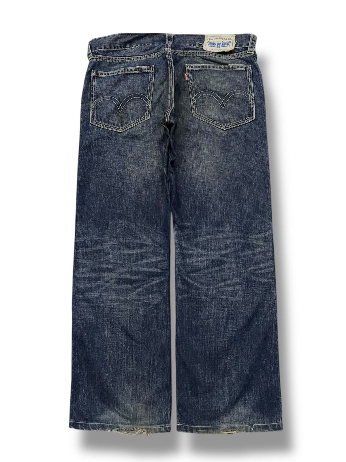 Levi's Vintage 00s Levi’s 501 Japan - Faded Whisker Wash. W38 Size US 38 / EU 54 - 3 Thumbnail