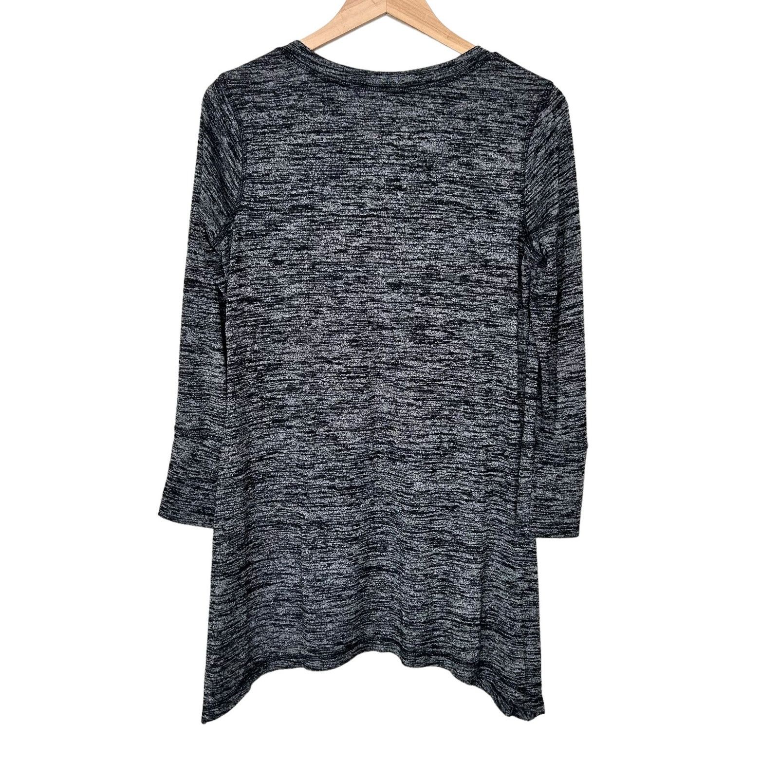 Other Soma Luxuriously Soft Heathered Gray Long Sleeve Shirt Sz S Size S / US 4 / IT 40 - 4 Thumbnail
