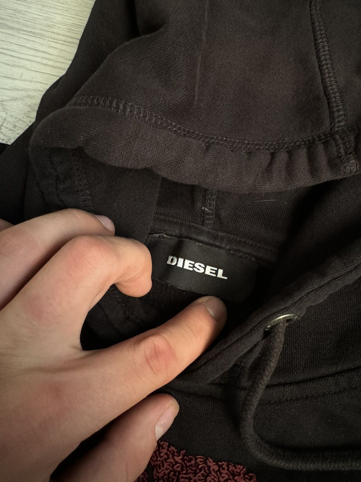 Diesel × Vintage Vintage diesel logo women’s hoodie Size L / US 10 / IT 46 - 4 Thumbnail