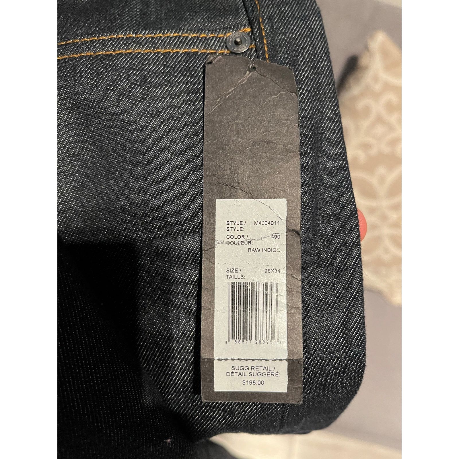 Marc by Marc Jacobs Marc Jacobs - MJ110 Low Rise / Slim Straight / 28 x 34 / NWD Size US 28 / EU 44 - 8 Thumbnail