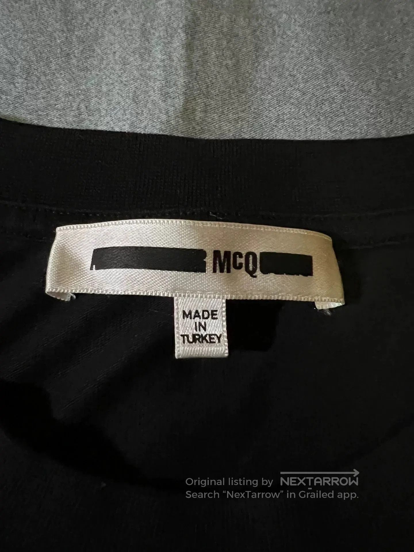 Alexander McQueen McQueen Slogan Print Embroidery T-Shirt. Size US XL / EU 56 / 4 - 3 Thumbnail