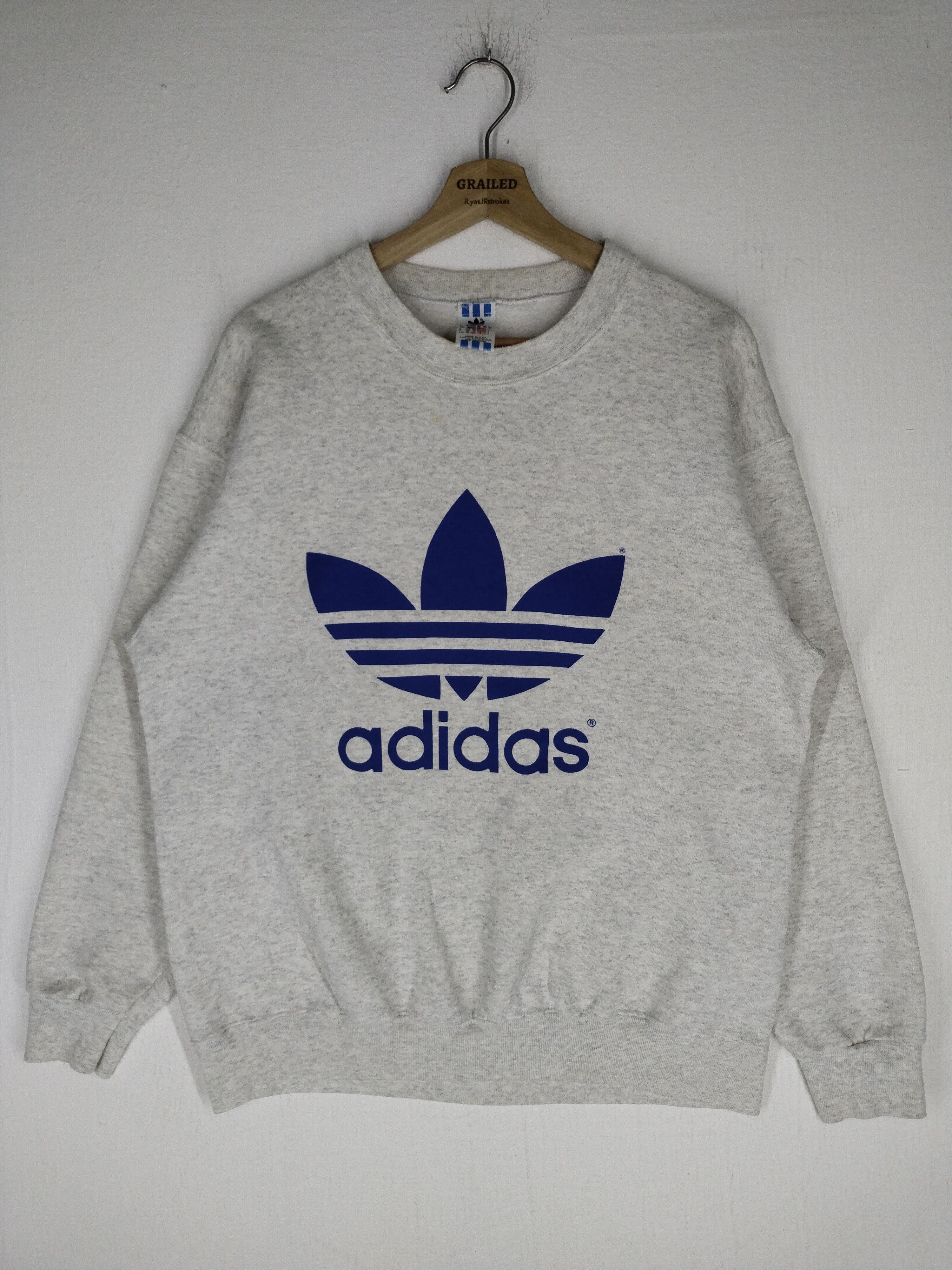 Adidas × Vintage Vintage Adidas Crewneck Size US L / EU 52-54 / 3 - 1 Thumbnail