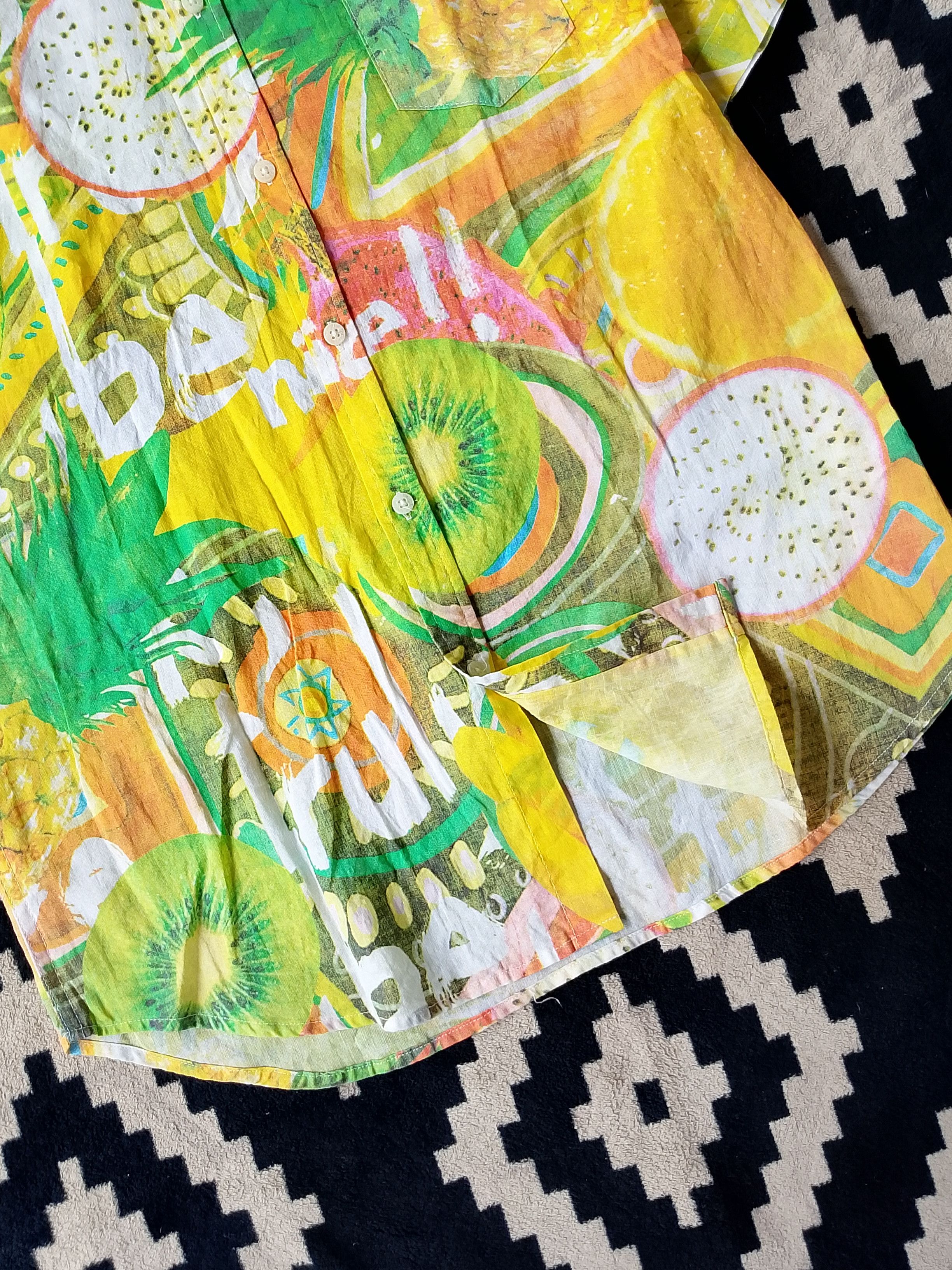 Desigual 90s Y2K Desigual Psychedelic Art Shirt Retro Underground Size US L / EU 52-54 / 3 - 5 Thumbnail