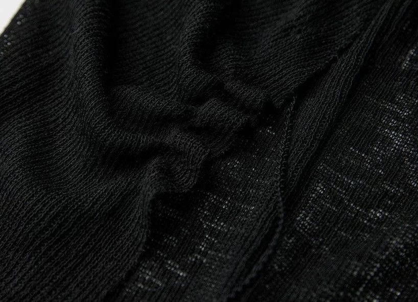 Other Sheer Black Tie Cardigan Size L / US 10 / IT 46 - 8 Thumbnail