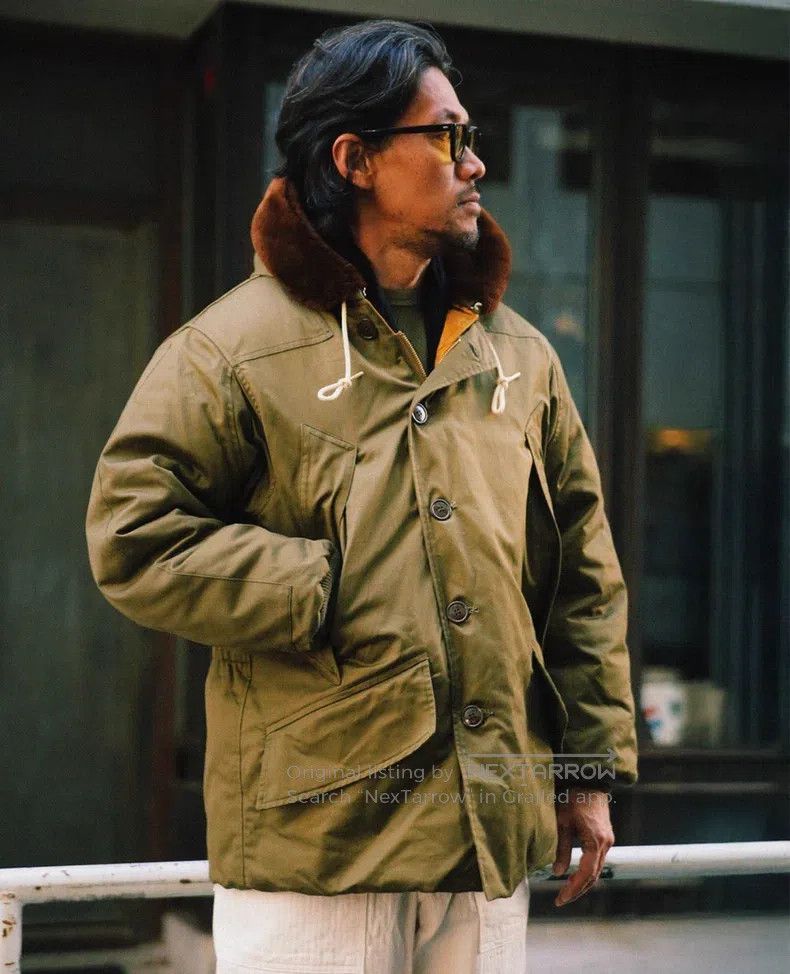 The Real McCoy's The Real McCoys S B-9 B9 Air Force Flight Jacket Size US M / EU 48-50 / 2 - 7 Thumbnail