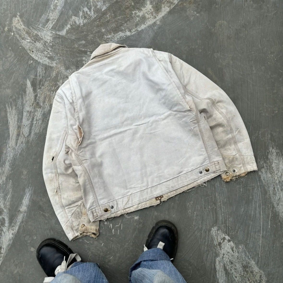 Carhartt Vintage 90s Faded Carhartt Detroit Jacket BRN Size US L / EU 52-54 / 3 - 9 Thumbnail