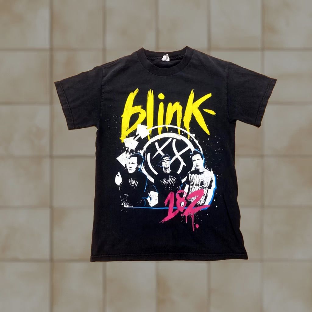 AAA VINTAGE Blink 182 Rock Band T-Shirt 2009 Summer USA Tour Tee Black Size S Size US S / EU 44-46 / 1 - 1 Thumbnail