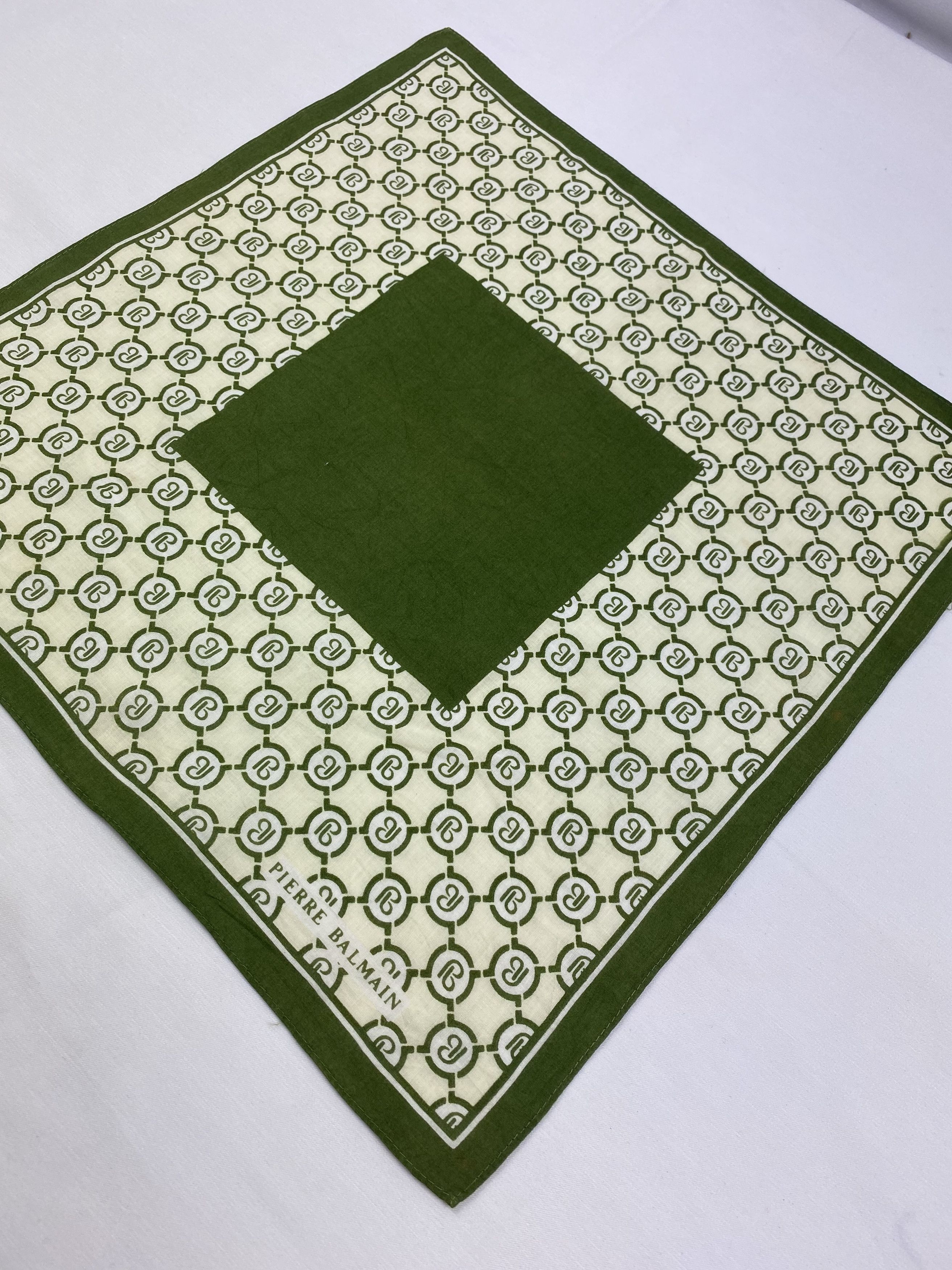 Pierre Balmain Pierre Balmain Mini Handkerchief / Bandana / Neckerchief Size ONE SIZE - 2 Thumbnail