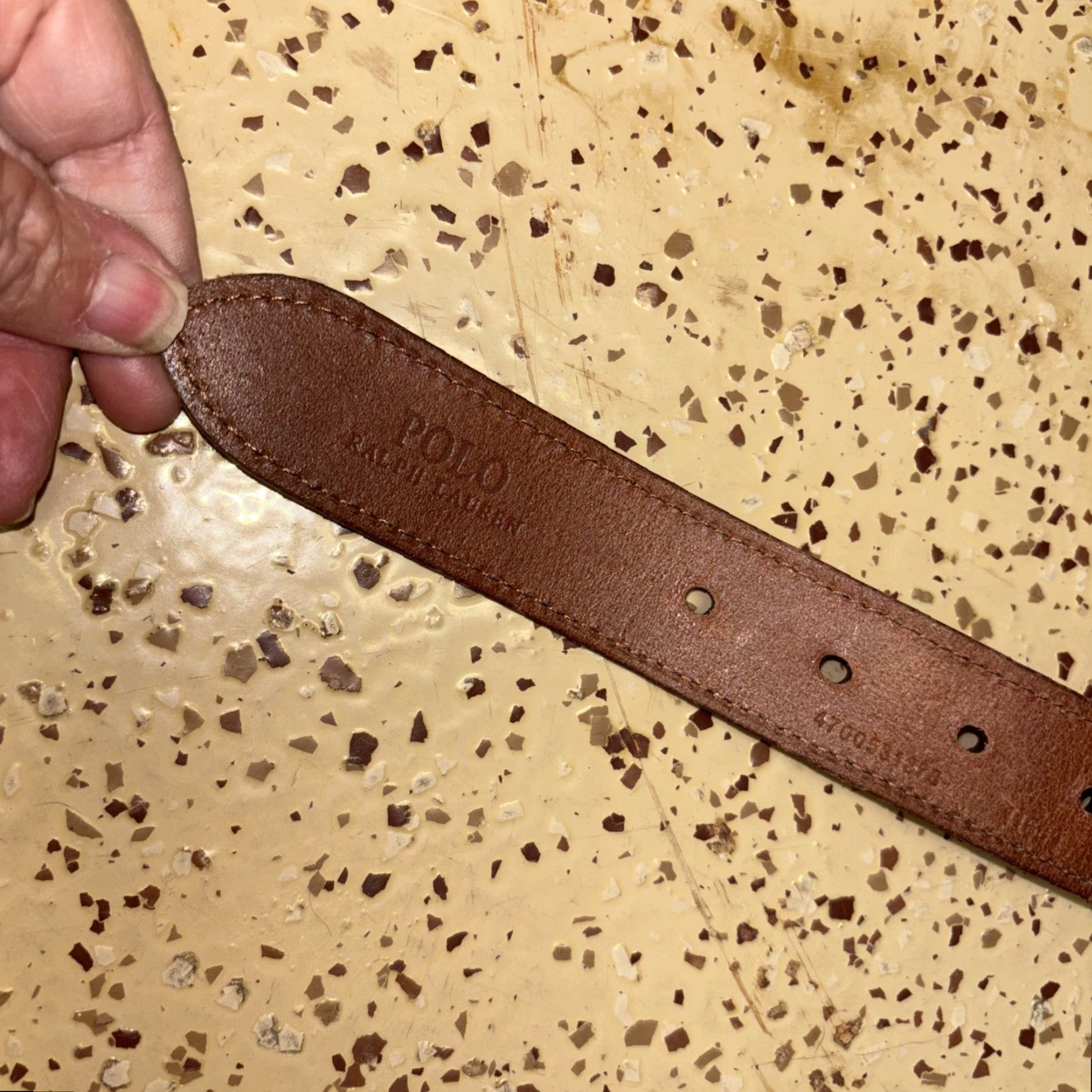 Polo Ralph Lauren Polo Ralph Lauren Belt Men 32 Nautical Blue Anchors Braided/Woven Regular Adjustable Buckle Logo Leather Brass Size US XS / EU 42 / 0 - 6 Thumbnail