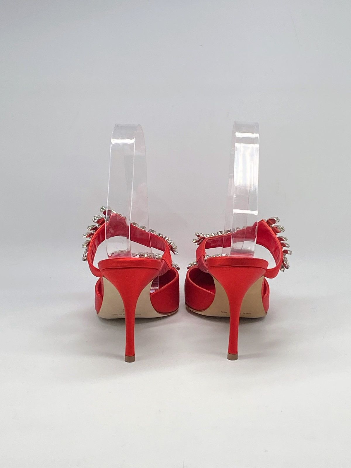 Manolo Blahnik Manolo Blahnik Lurum 90MM Embellished Satin Mules size 36 Size US 6 / IT 36 - 10 Thumbnail