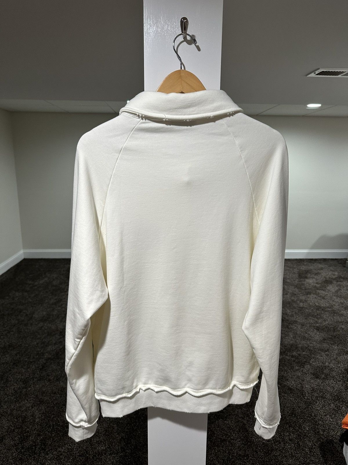 Miu Miu Miu Miu Applique Embroidered Logo White Polo