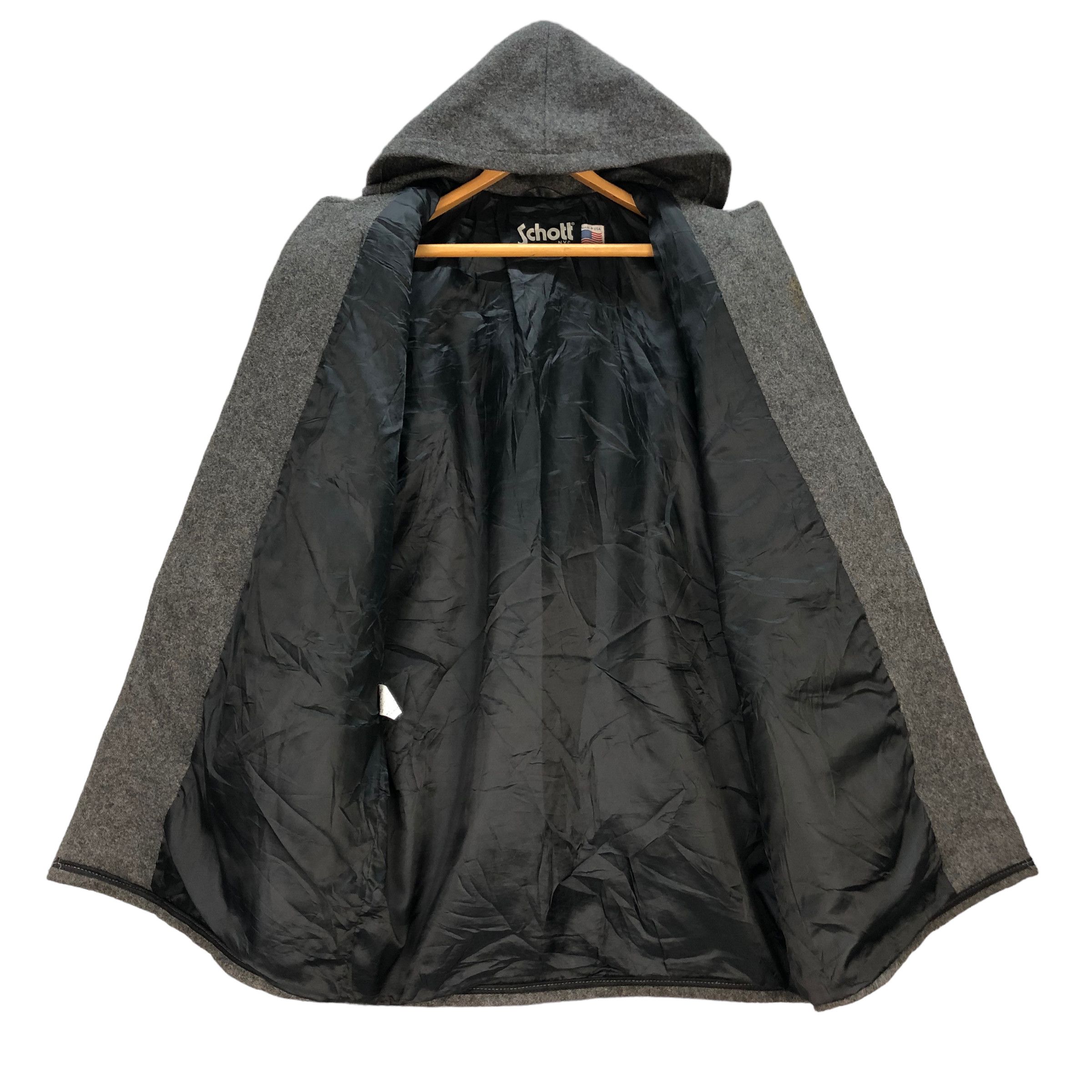Schott SCHOTT USA WOOL DUFFLE COAT #7309-128 Size US L / EU 52-54 / 3 - 8 Thumbnail