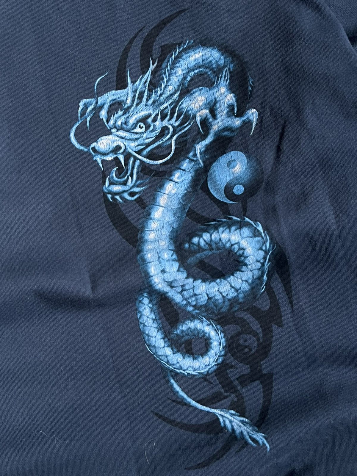 Vintage Vintage JNCO Style Y2k Spiral Dragon Horror Piece Hoodie Size US L / EU 52-54 / 3 - 10 Thumbnail