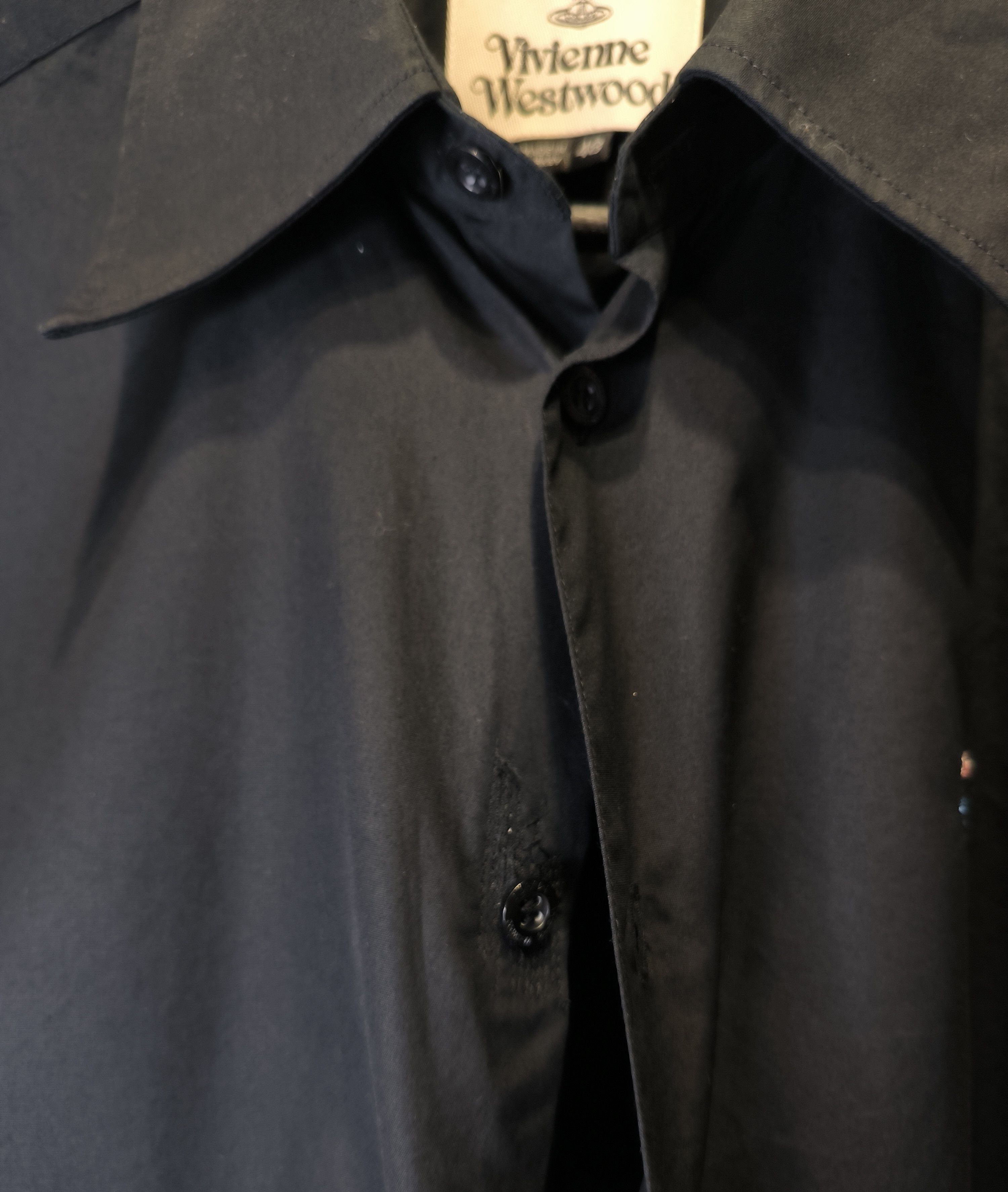 Vivienne Westwood Vivienne Westwood Black Shirt Button-Up Long Sleeve Logo Size US M / EU 48-50 / 2 - 6 Thumbnail