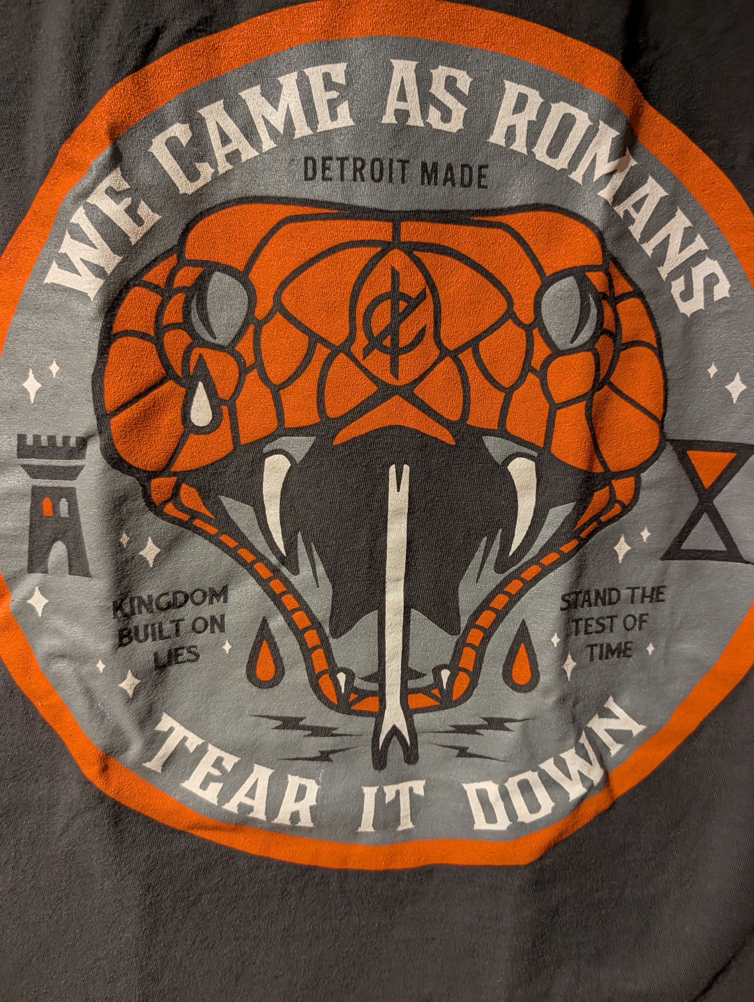 Band Tees We Came As Romans Tear It Down Graphic T-Shirt Small Snake Size US S / EU 44-46 / 1 - 2 Thumbnail