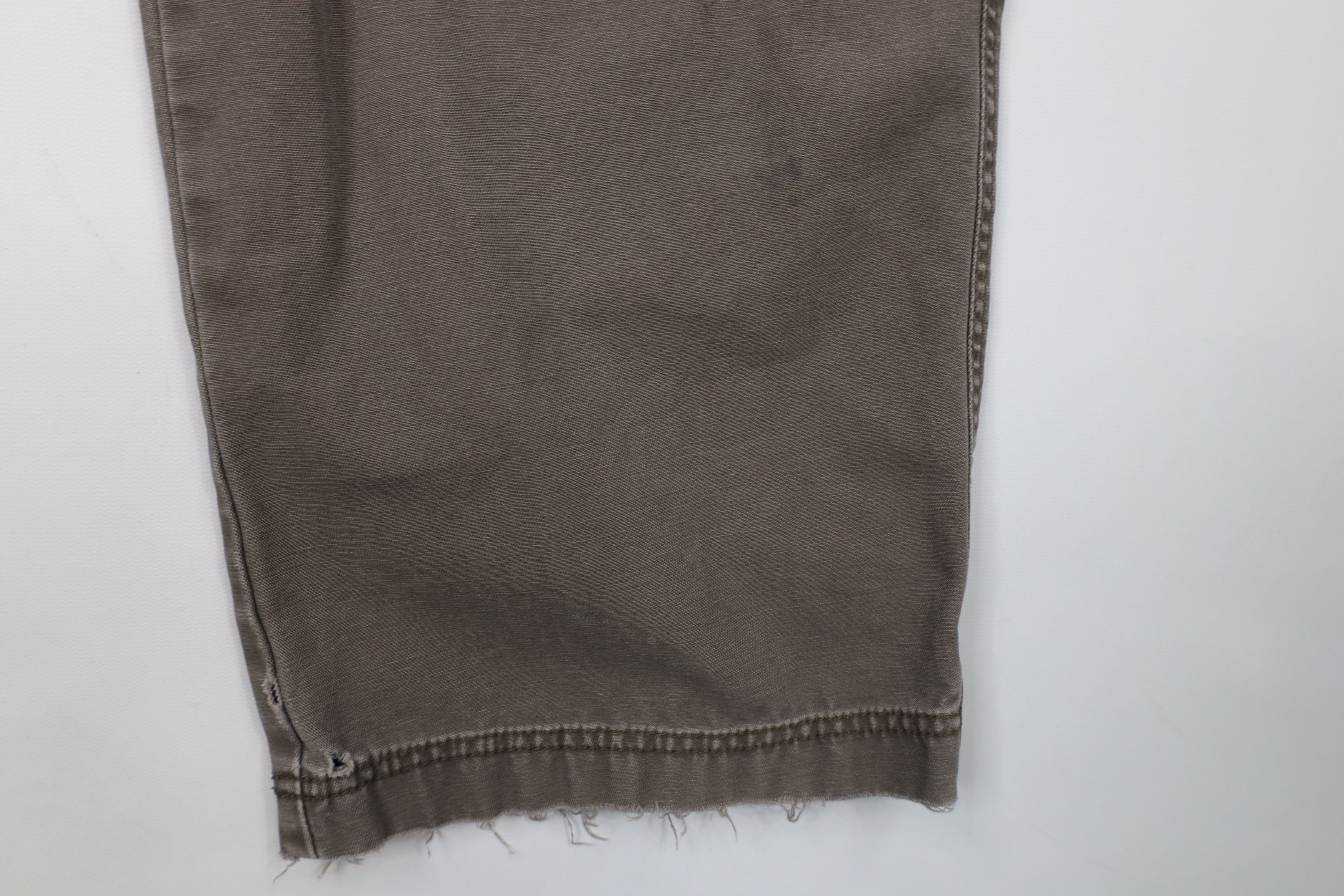 Vintage Vintage Y2K Streetwear Wide Leg Cargo Pants Light Brown Size US 36 / EU 52 - 6 Thumbnail