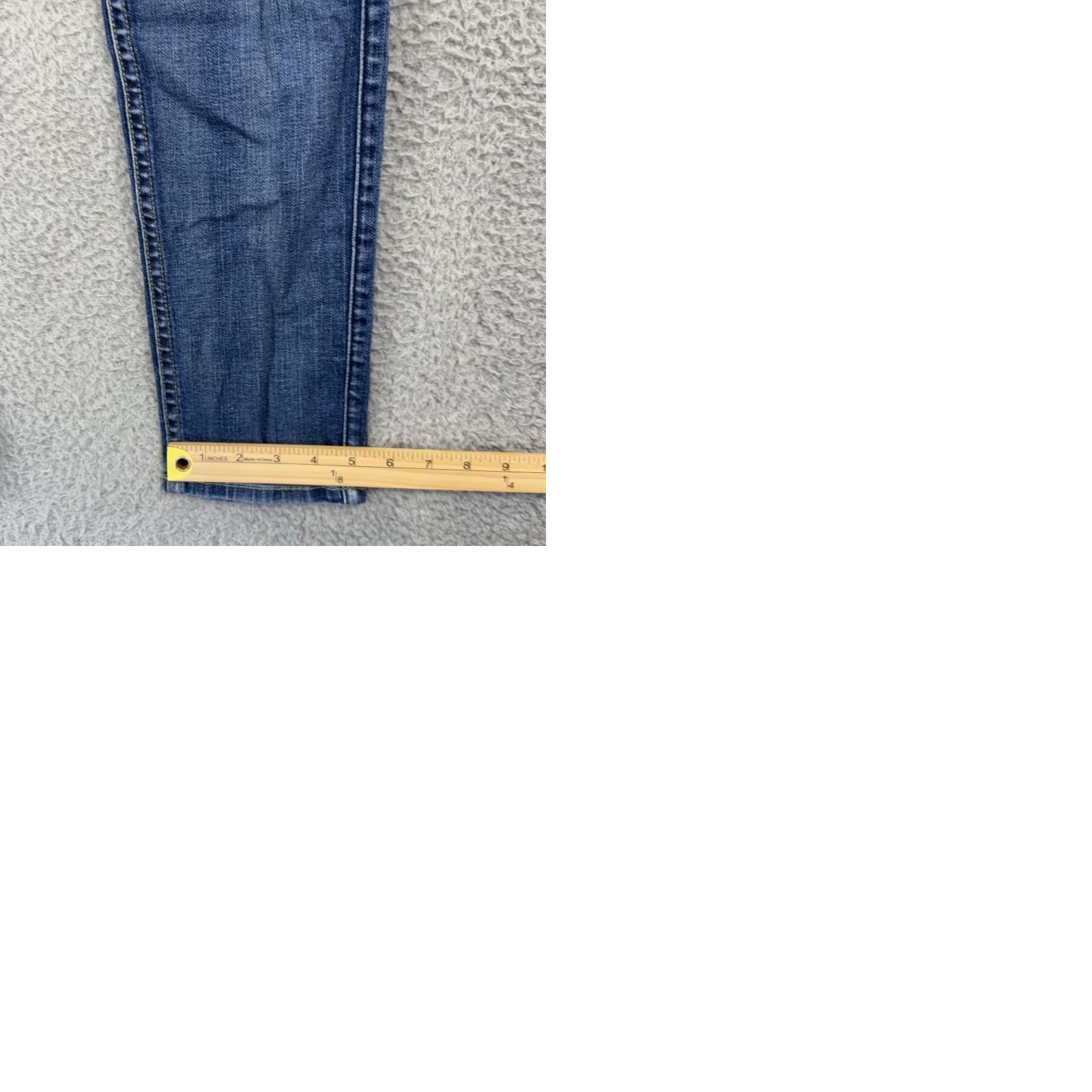 7 For All Mankind 7 For All Mankind Jeans Womens 29 Blue Roxanne Denim 30x32 Ankle Denim Casual Capri 80s Bohemian Hippie Womens Jeans Size 29" - 9 Thumbnail
