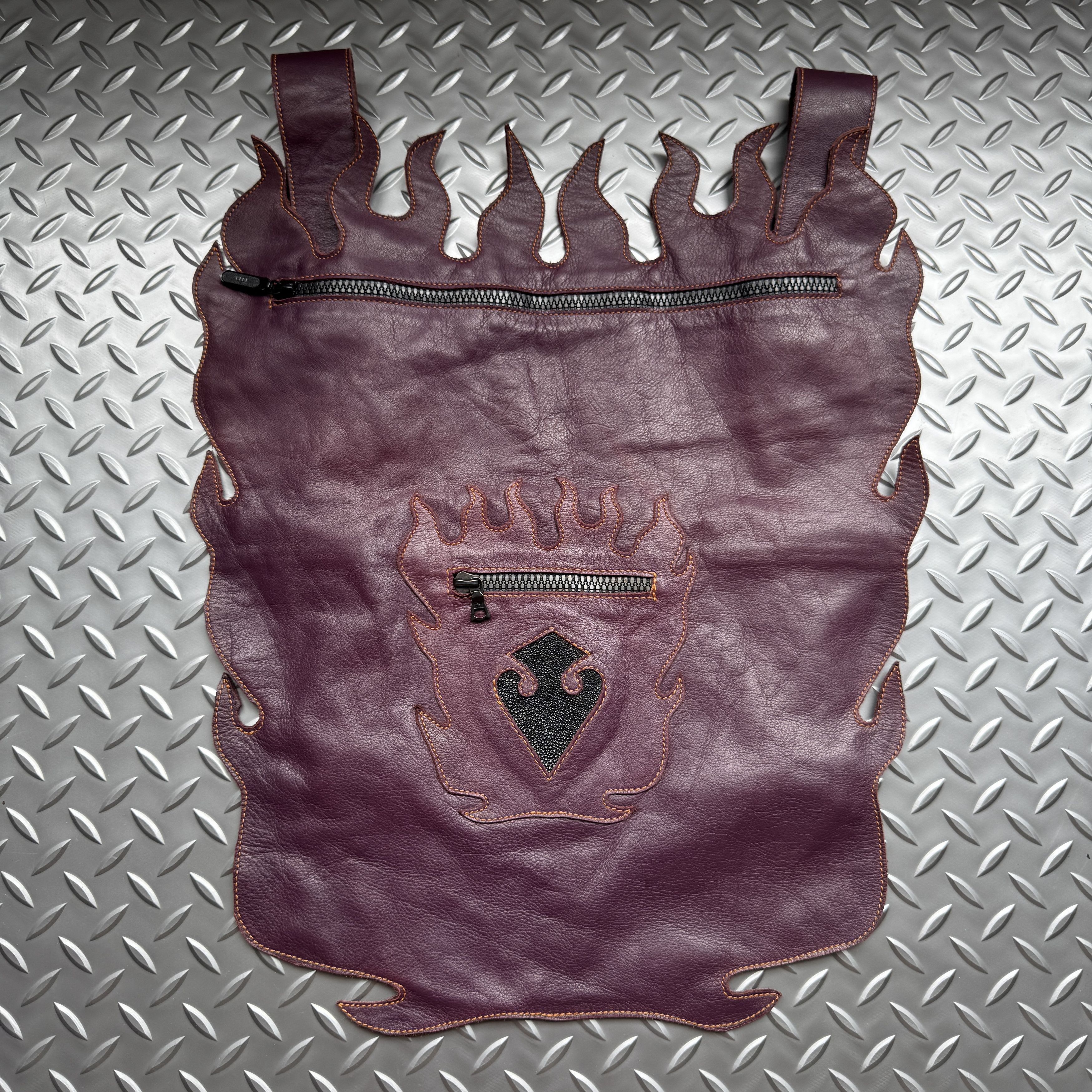 Japanese Brand Archive Flame Leather Backpack Size ONE SIZE - 1 Thumbnail
