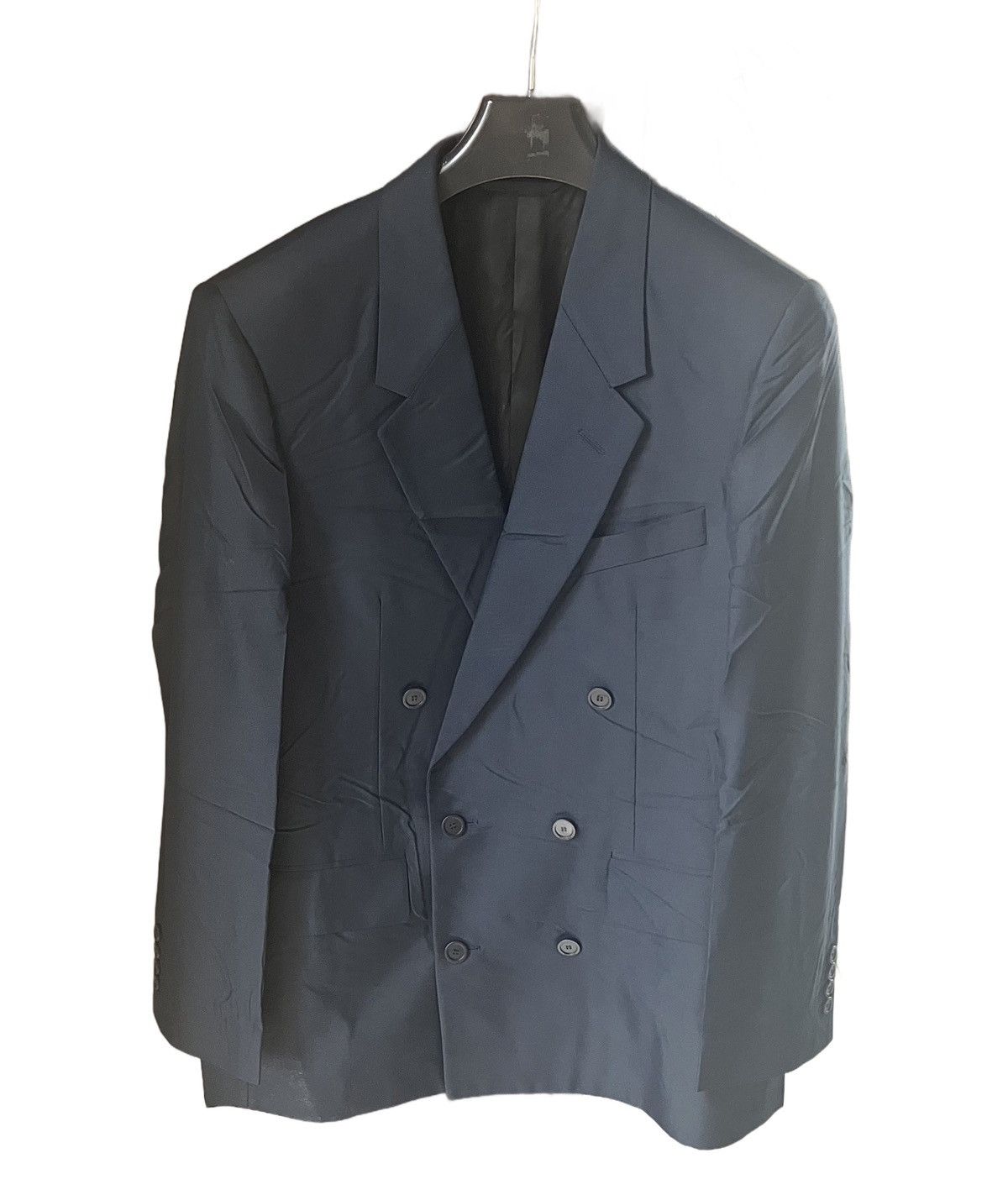 Balenciaga Balenciaga Crinkled Nylon/ Cupro Blazer Unisex Size M / US 6-8 / IT 42-44 - 1 Thumbnail