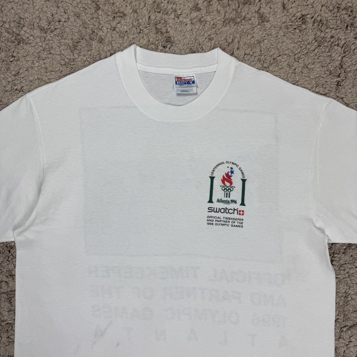 Swatch Vintage Swatch 1996 Atlanta Olympics T-shirt Size US L / EU 52-54 / 3 - 10 Thumbnail