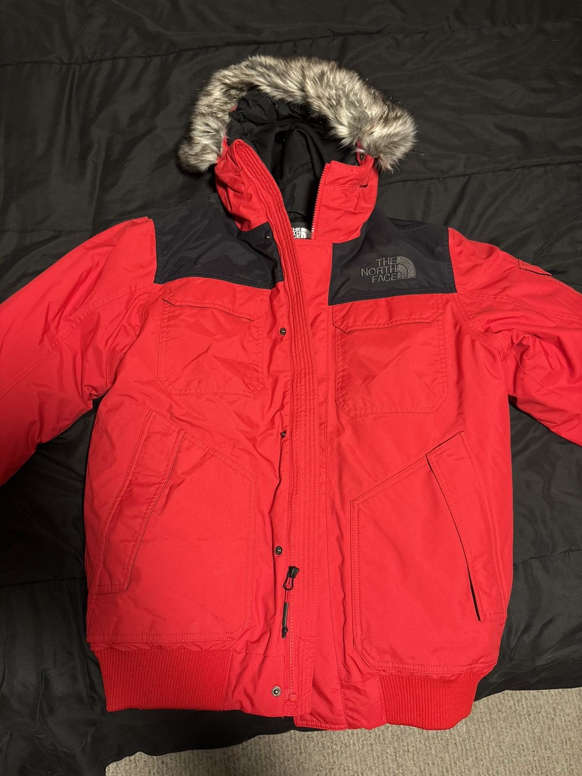 The North Face Fur Lined Red North Face Jacket Size US M / EU 48-50 / 2 - 1 Thumbnail