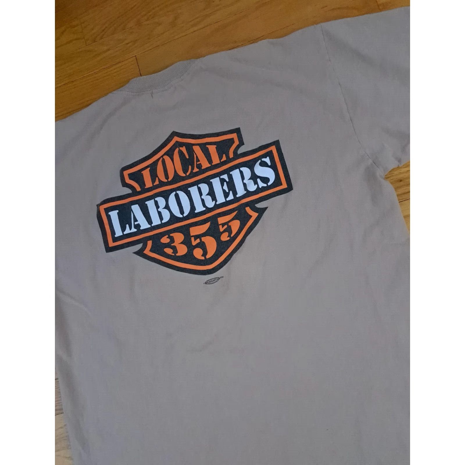 Vintage VINTAGE Laboreres Local 355 West Michigan XL USA Union Made T-Shirt Size US XL / EU 56 / 4 - 4 Thumbnail