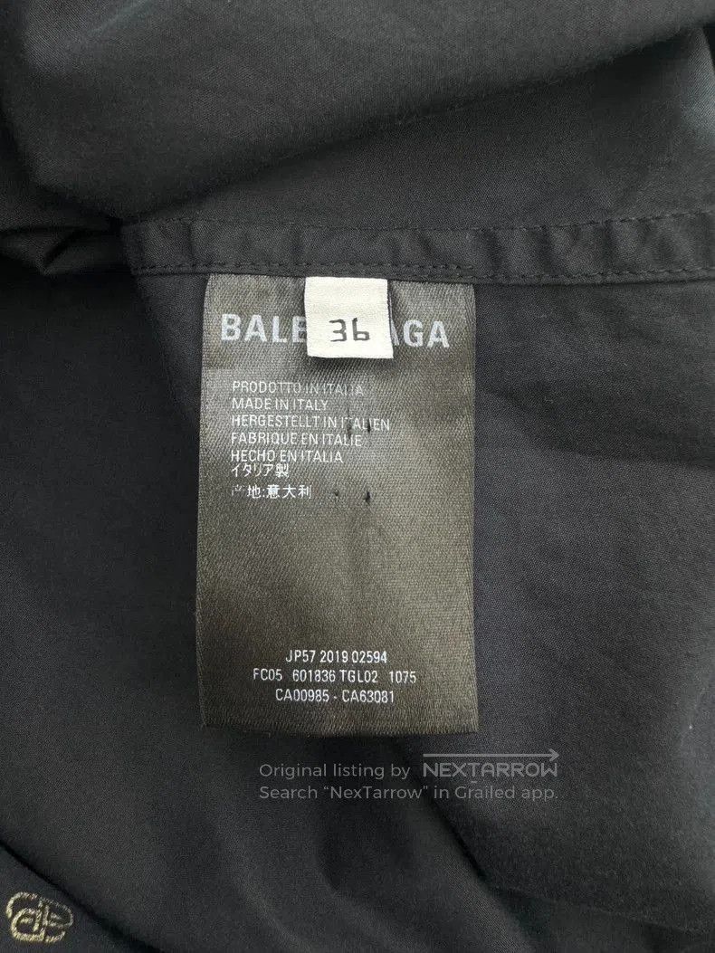 Balenciaga Balenciaga Logo Print Shirt Jacket. Size US S / EU 44-46 / 1 - 5 Thumbnail
