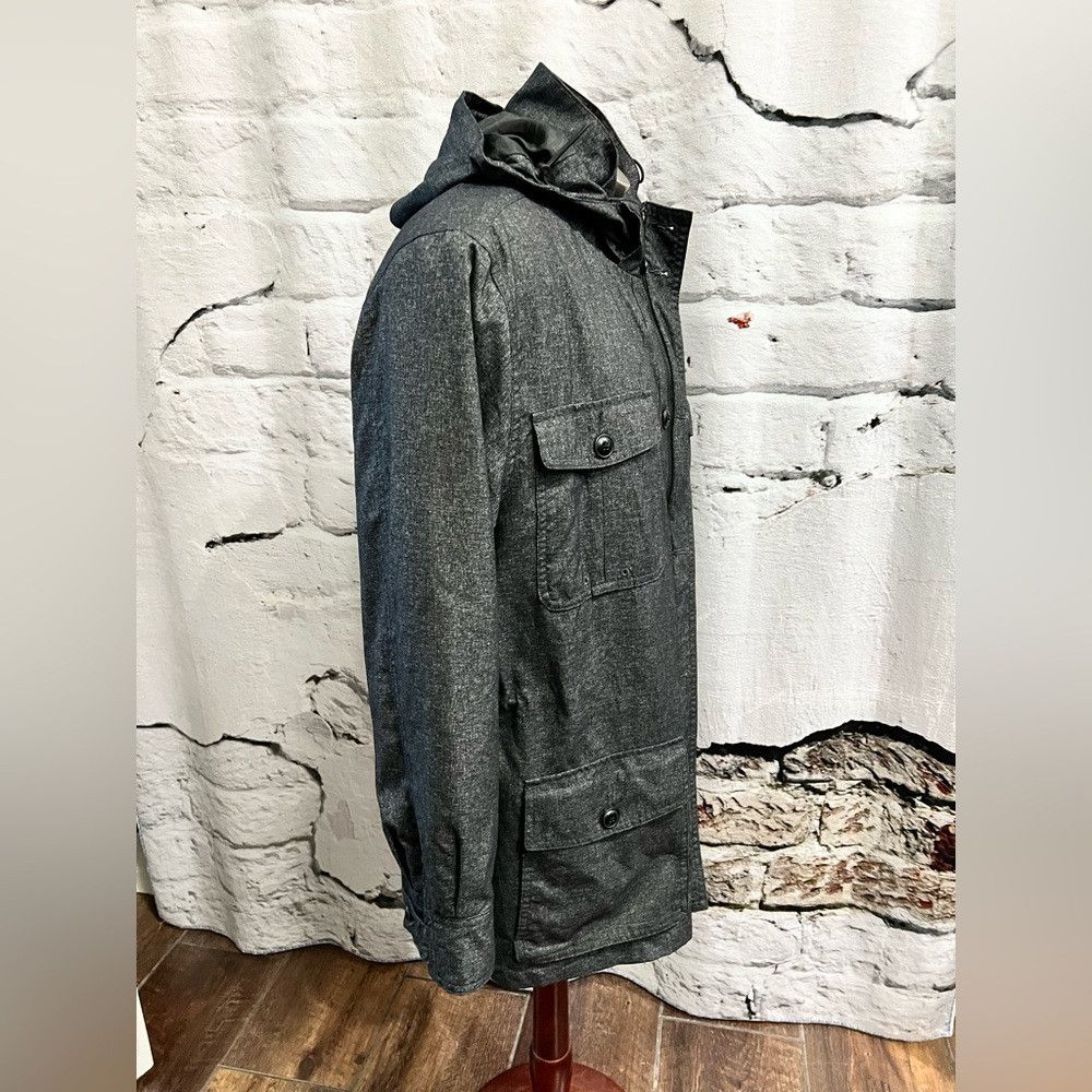 Outerknown OUTERKNOWN The Journey Black Grey Nylon Zip Up Button Up Ho Size US L / EU 52-54 / 3 - 3 Thumbnail