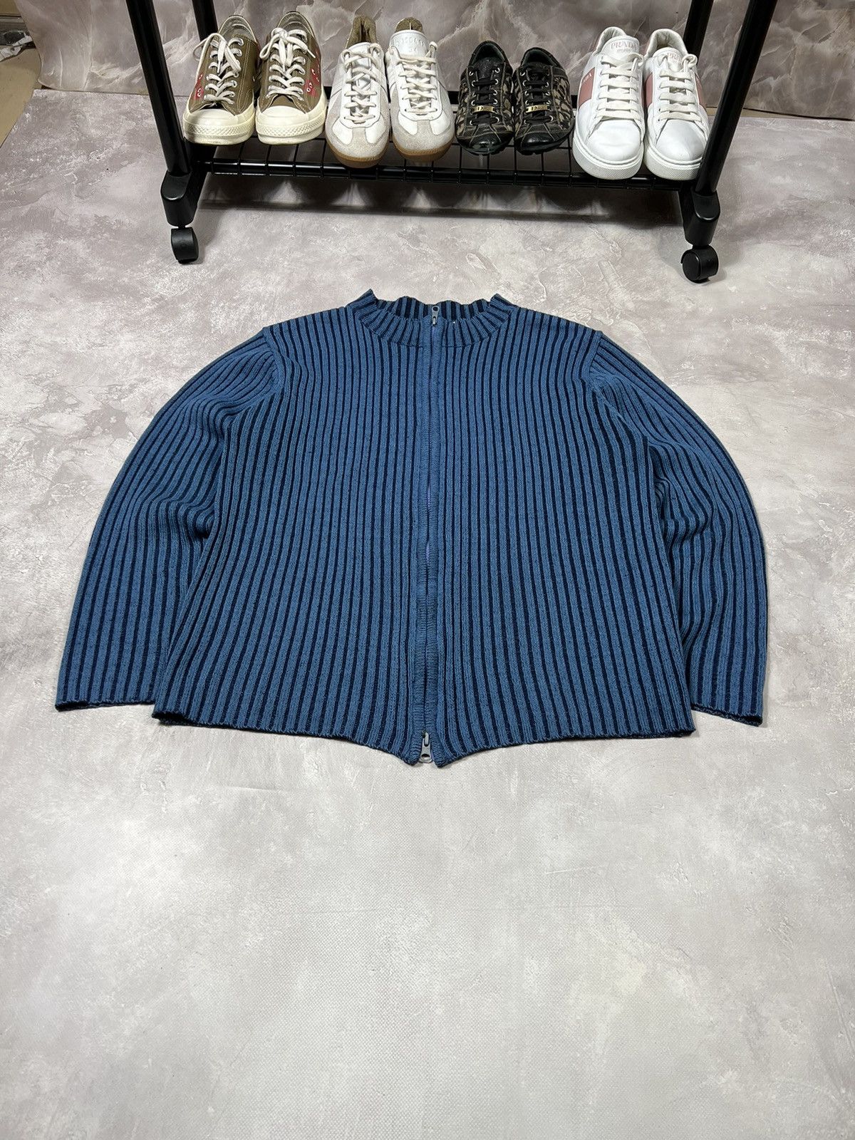 Diesel Vintage Diesel Style Ribbet Zip Sweater Size US M / EU 48-50 / 2 - 2 Thumbnail