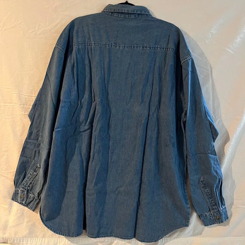Guess Vintage NWT GUESS Jeans USA Shirt Mens Denim 80s Size XL Size US XL / EU 56 / 4 - 2 Thumbnail