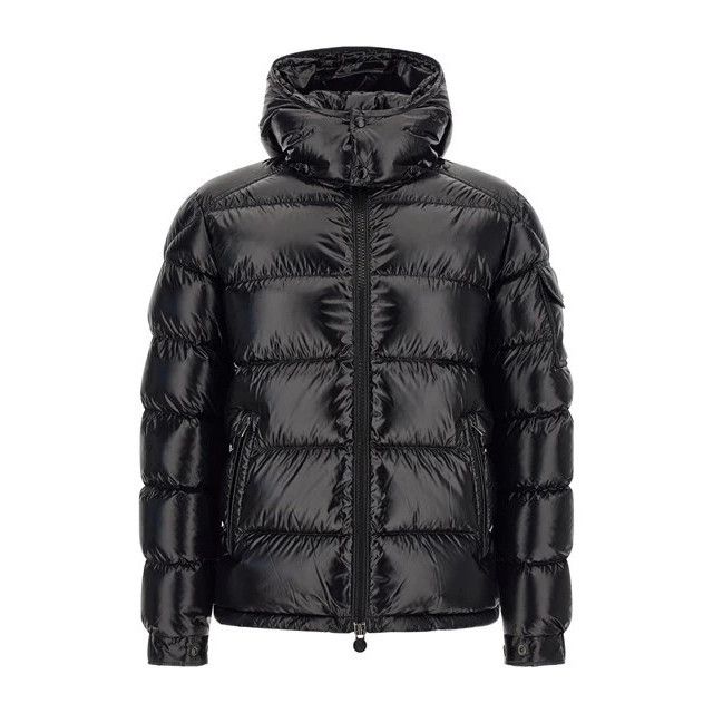 Moncler $1995 Maya Hooded Short Black Down Jacket New & Auth, Men's (Size Xl)