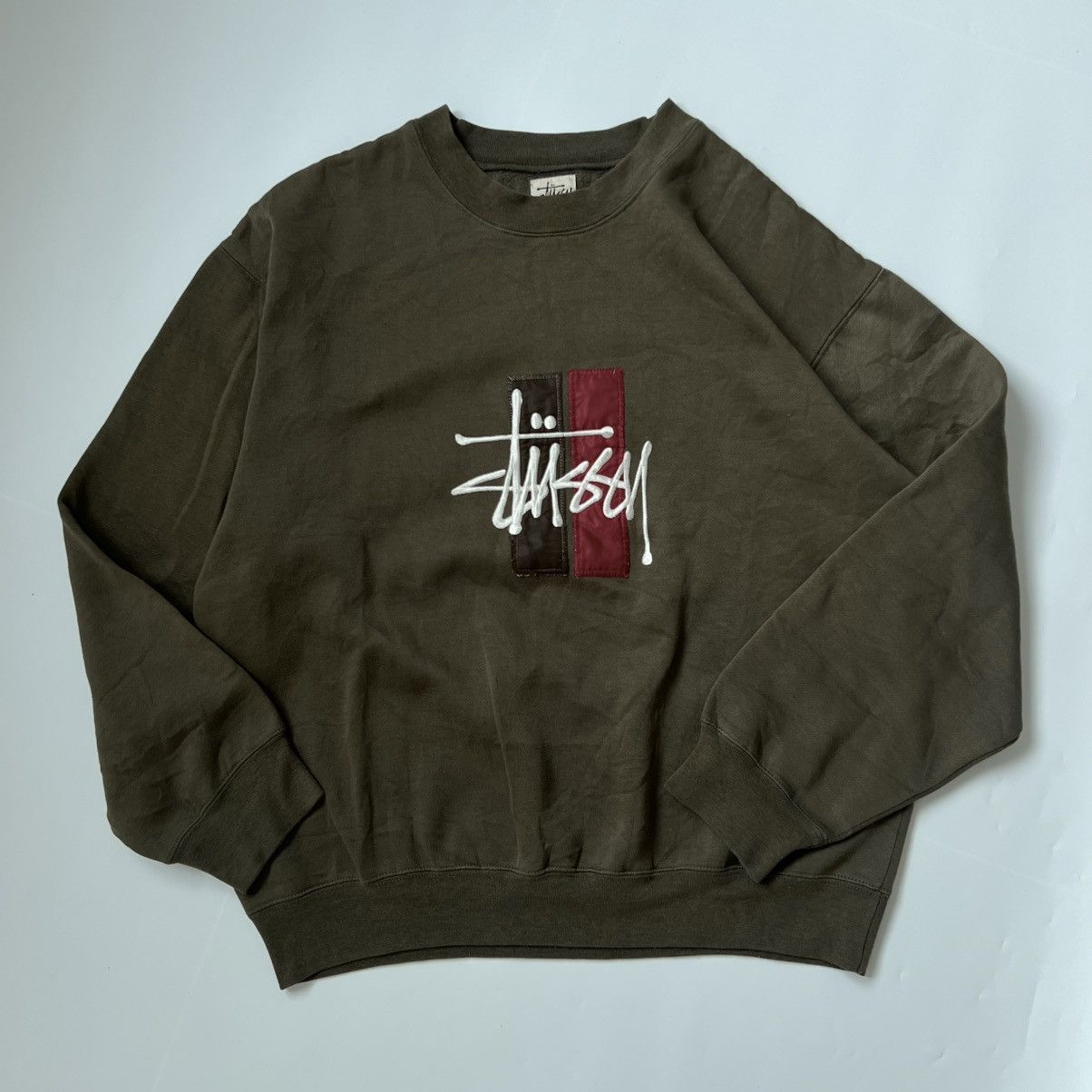 Stussy 90s Stussy logo sweater Size US L / EU 52-54 / 3 - 1 Thumbnail