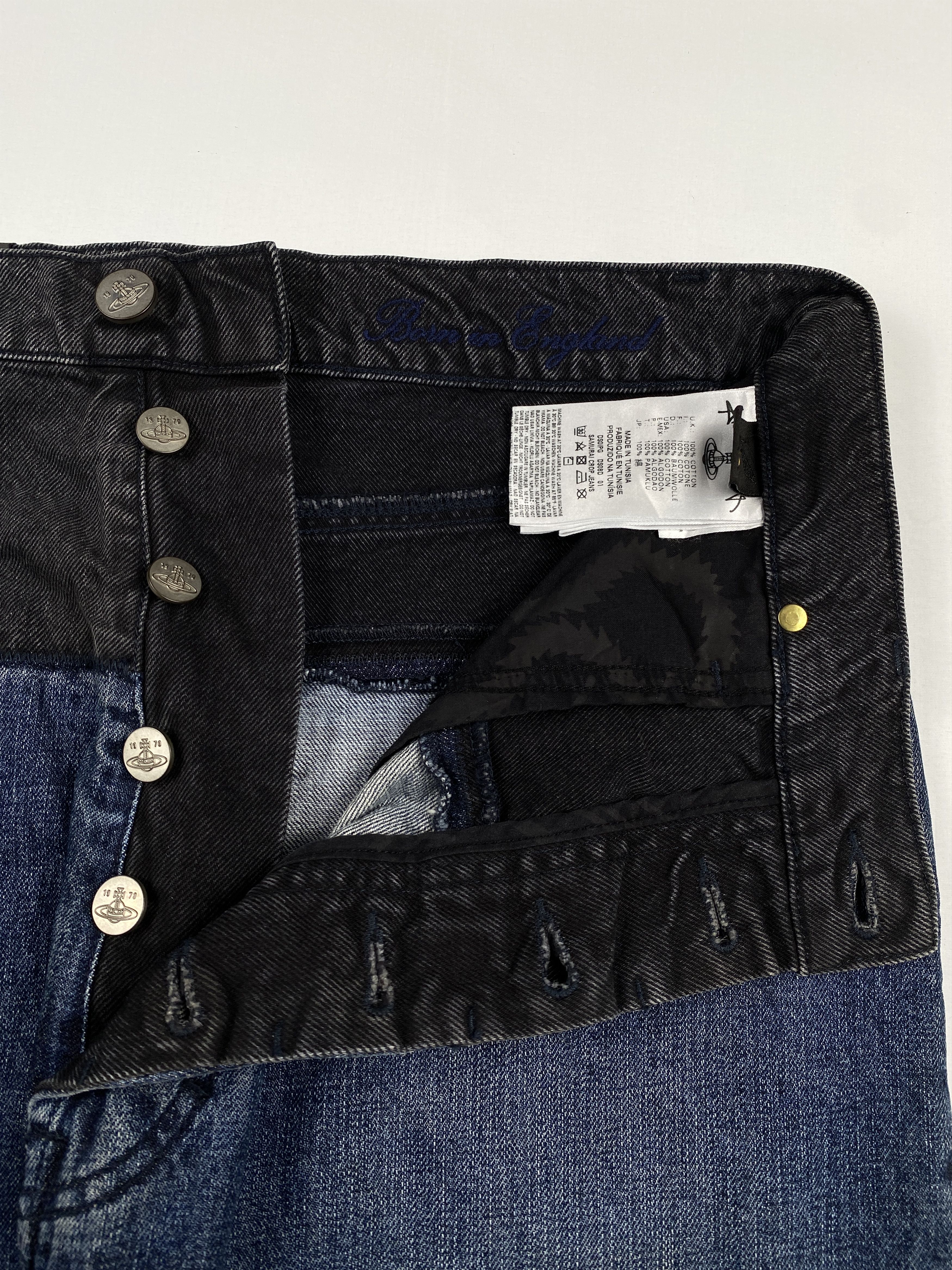 Vivienne Westwood Contrasting Waistband Denim Jeans Size US 32 / EU 48 - 8 Thumbnail